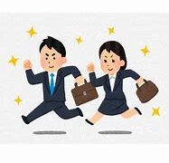 新社会人の男女のイラスト