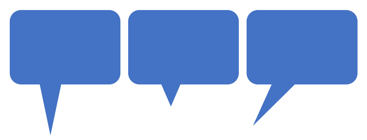 パワーポイントツノと本体の距離バランスの例