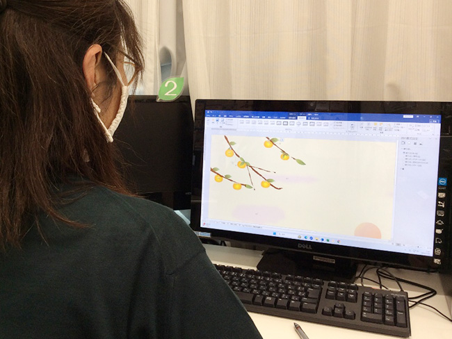 国分寺マルイ教室 Wordでお絵描きイベントの様子