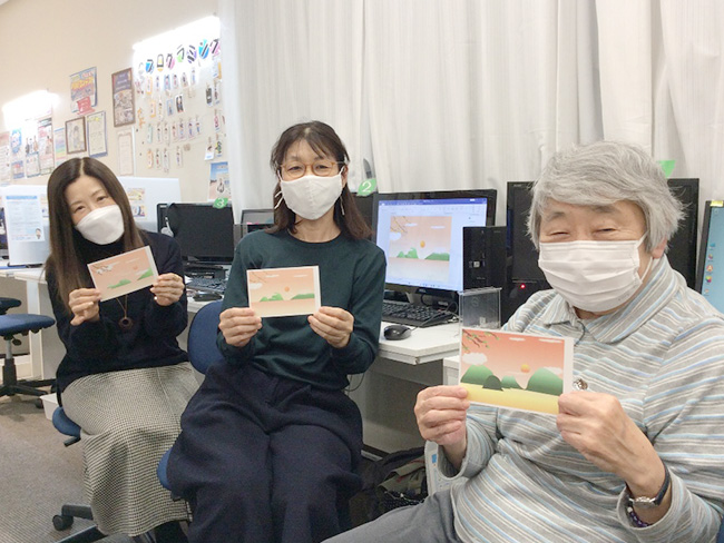 国分寺マルイ教室 Wordでお絵描きイベントの様子