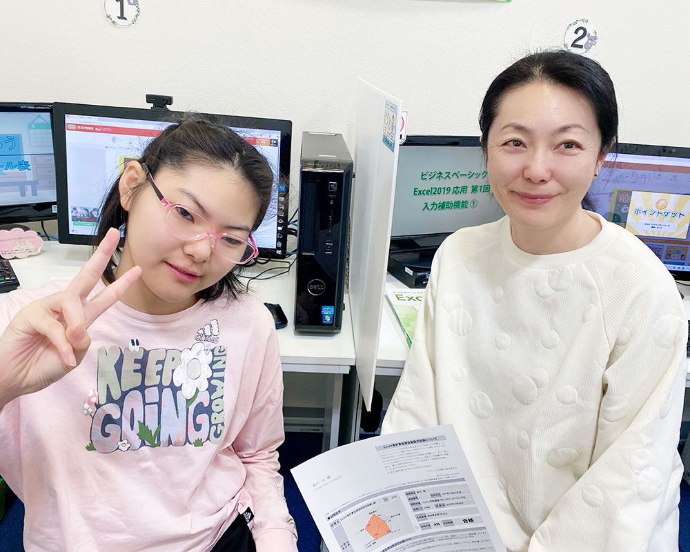 ユーカリが丘教室受講生 森川さん親子