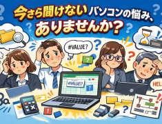 今さら聞けないパソコンの悩み、ありませんか？