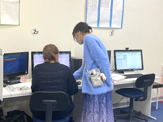 パソコンが苦手で『失敗したらどうしよう』から『安心』へ。