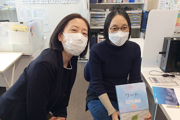 国分寺マルイ教室 50代女性の受講生様