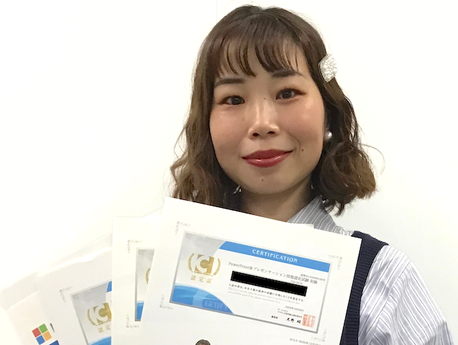 船橋教室の受講生Oさんの写真