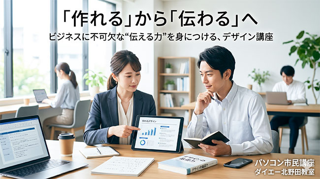 デザインは“作る技術”ではなく“伝える力”です