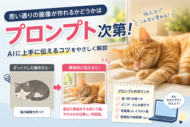 思い通りの画像が作れるかどうかはプロンプト次第！