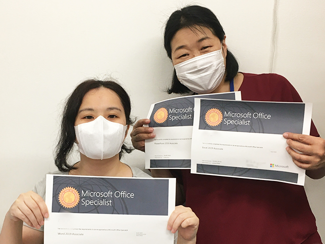 【受講生紹介】MOS3科目取得おめでとうございます!
