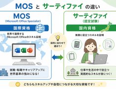 MOSとサーティファイを比較！パソコン資格の選び方をご紹介
