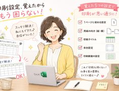 画面では完璧なのに…印刷するとズレるのはなぜ？Excelで毎回困る印刷設定5選