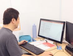「教室で課題と向き合っていると集中できます」