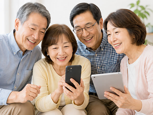 全国の仲間と楽しくつながれる