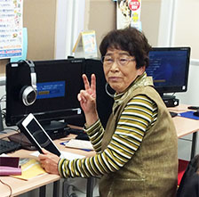 受講生 ‐ 遠藤 初美さん(74)