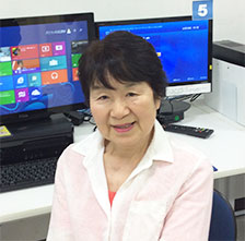 受講生 ‐ 山岡 道子さん(75)