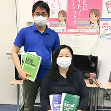 受講生 ‐ 金子 藤也さん(20代)<br />金子 智奈美さん(40代)