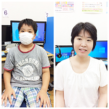 受講生 ‐ 才木 恵子さん(47)<br />才木 陽生さん(13)